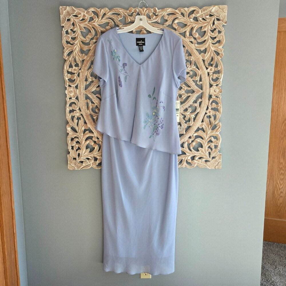Positive Attitude Blue Mother of the Bride Dress Size 16